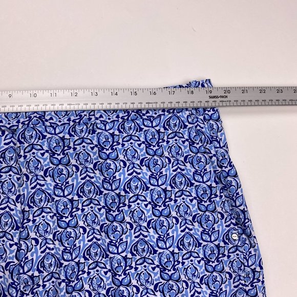 NEW RLX Ralph Lauren Golf Shorts Mens 38 Water Repellent Stretch Fish Print Blue - Picture 11 of 15